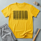 T-shirt graphique à code-barres — «La nature n’est pas à vendre»