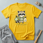 T-shirt recyclage raton laveur mignon — «Je trie, donc je suis»