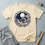 T-shirt blaireau au clair de lune — «La nuit appartient à ceux qui errent»