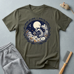 T-shirt blaireau au clair de lune — «La nuit appartient à ceux qui errent»