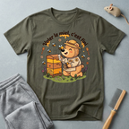 T-shirt ours apiculteur — «Voler le miel, c’est fini»
