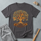 T-shirt arbre des racines — «Nos racines sont communes»