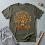 T-shirt arbre des racines — «Nos racines sont communes»