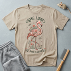 T-shirt graphique flamant rose «Rose Libre»