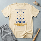 T-shirt de football  «Meilleur milieu de terrain du monde»