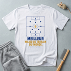 T-shirt de football  «Meilleur milieu de terrain du monde»