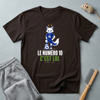 T-shirt de football avec renard — t-shirt graphique «Le numéro 10, c’est lui.»