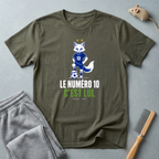 T-shirt de football avec renard — t-shirt graphique «Le numéro 10, c’est lui.»