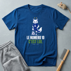 T-shirt de football avec renard — t-shirt graphique «Le numéro 10, c’est lui.»