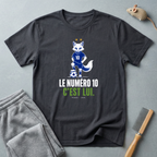 T-shirt de football avec renard — t-shirt graphique «Le numéro 10, c’est lui.»