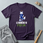 T-shirt de football avec renard — t-shirt graphique «Le numéro 10, c’est lui.»