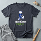 T-shirt de football avec renard — t-shirt graphique «Le numéro 10, c’est lui.»