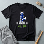 T-shirt de football avec renard — t-shirt graphique «Le numéro 10, c’est lui.»