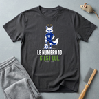 T-shirt de football avec renard — t-shirt graphique «Le numéro 10, c’est lui.»