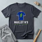 T-shirt éco — «Maillot n° 0» — t-shirt de football durable au motif de feuille