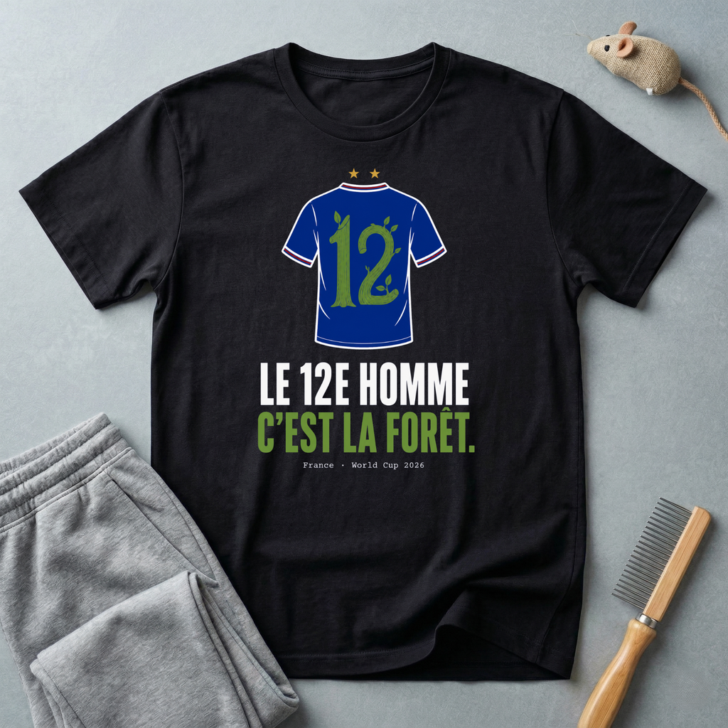 T-shirt — «Le 12ᵉ homme, c’est la forêt »