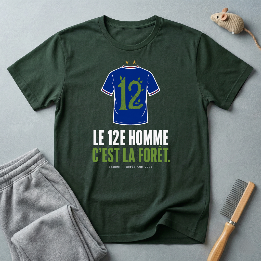 T-shirt — «Le 12ᵉ homme, c’est la forêt »