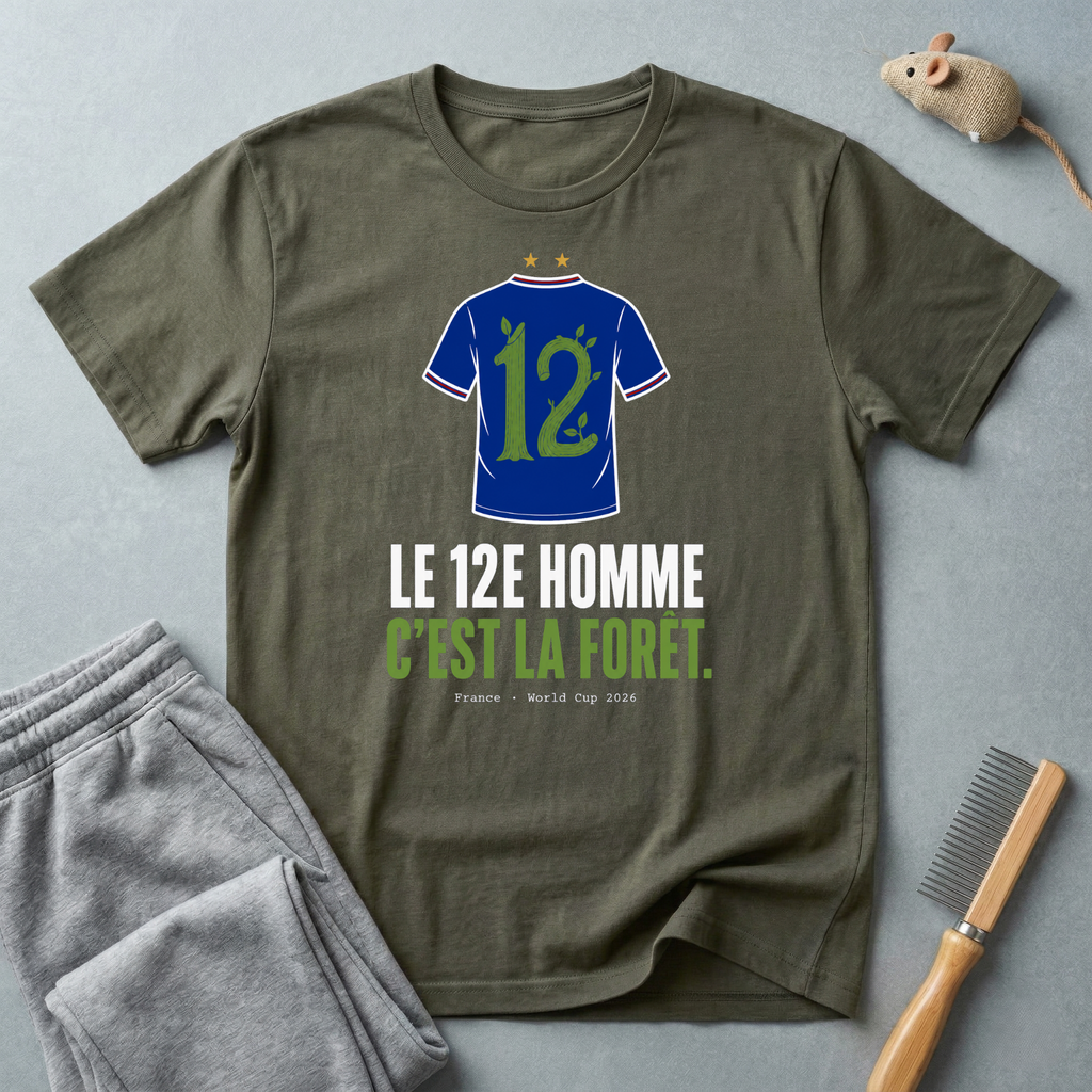 T-shirt — «Le 12ᵉ homme, c’est la forêt »