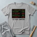T-shirt graphique tableau de score — Tableau de bord 2026 «Les deux comptent.»