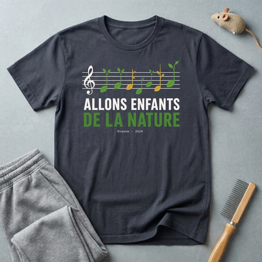 T-shirt «Allons enfants de la nature» — t-shirt éco musical