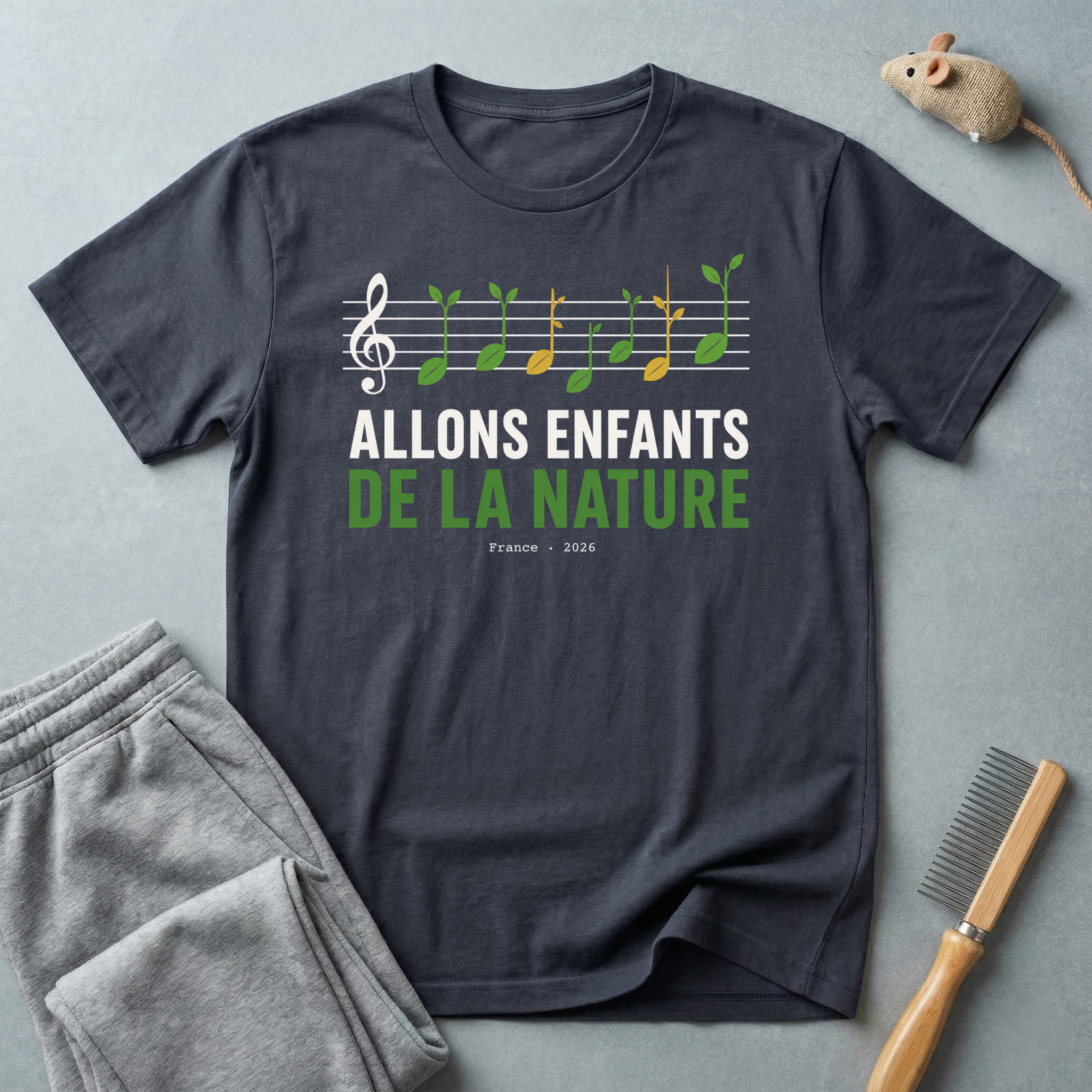 T-shirt «Allons enfants de la nature» — t-shirt éco musical