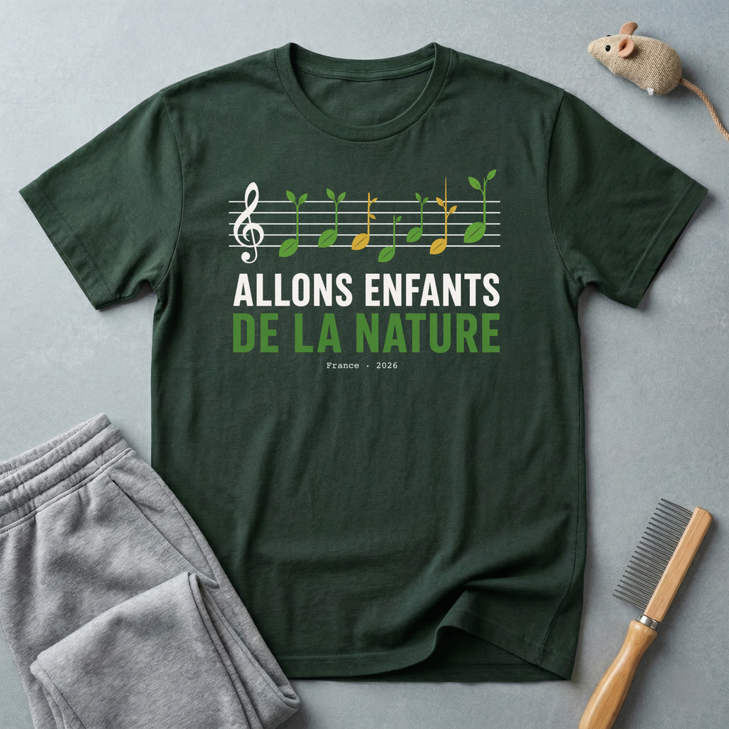 T-shirt «Allons enfants de la nature» — t-shirt éco musical