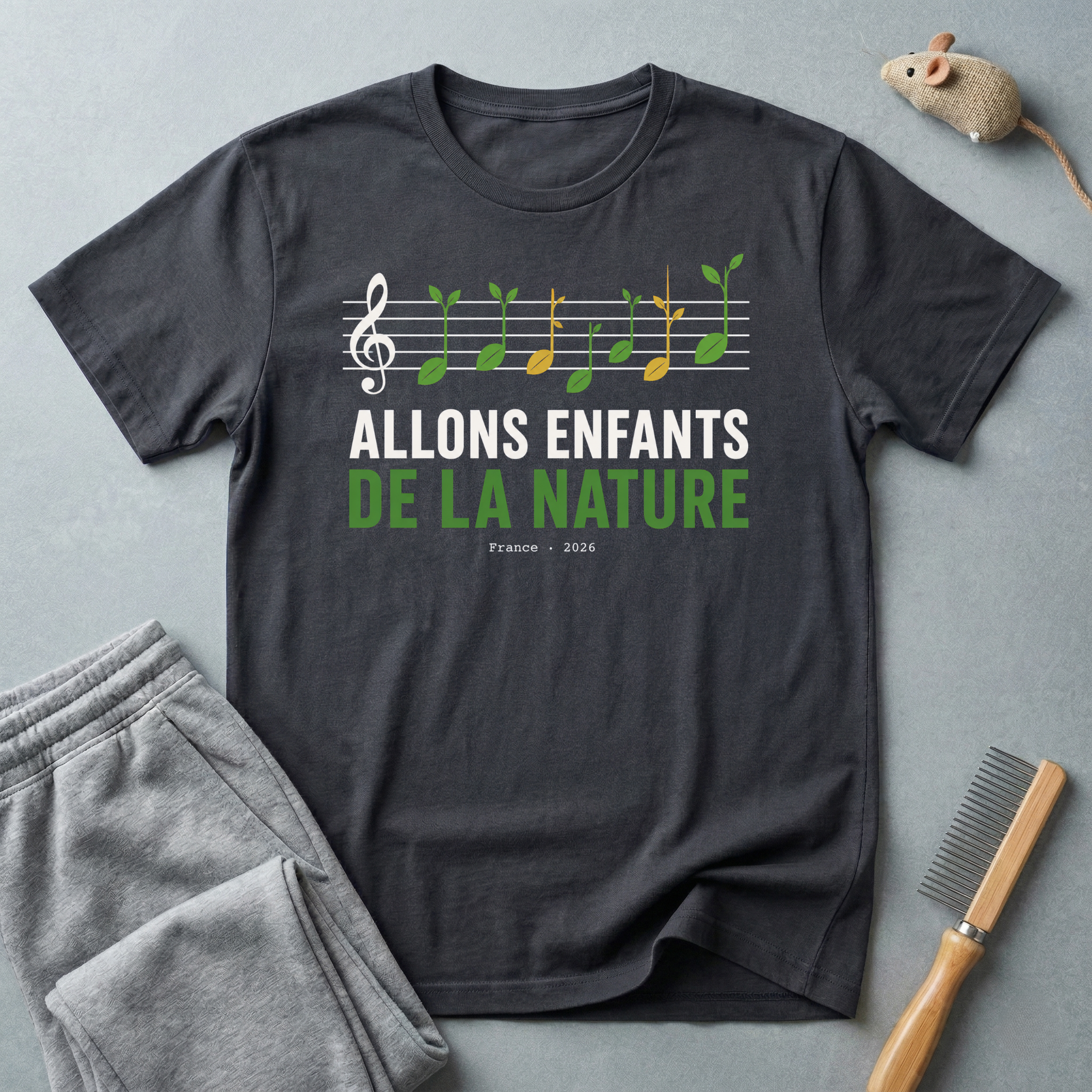 T-shirt «Allons enfants de la nature» — t-shirt éco musical