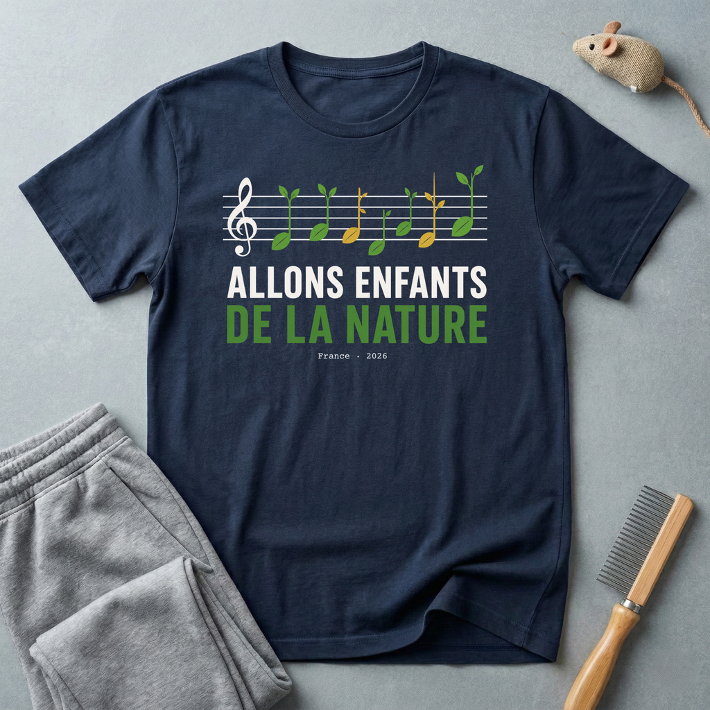 T-shirt «Allons enfants de la nature» — t-shirt éco musical