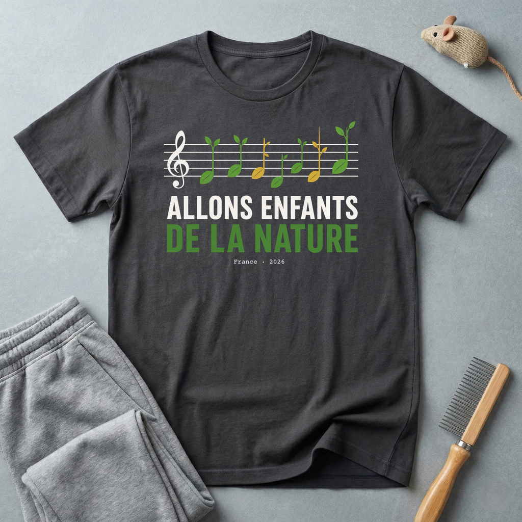 T-shirt «Allons enfants de la nature» — t-shirt éco musical