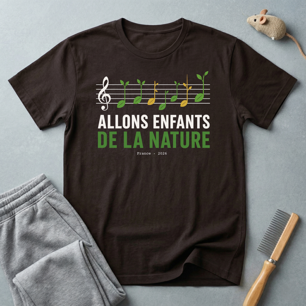 T-shirt «Allons enfants de la nature» — t-shirt éco musical