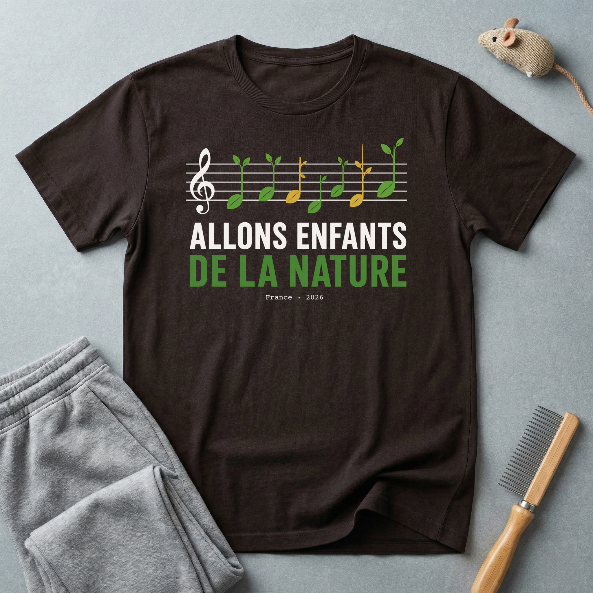 T-shirt «Allons enfants de la nature» — t-shirt éco musical