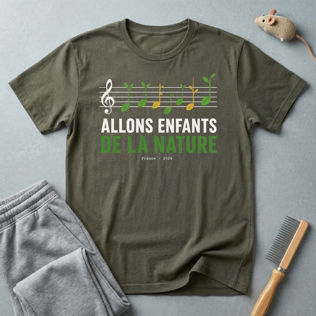 T-shirt «Allons enfants de la nature» — t-shirt éco musical