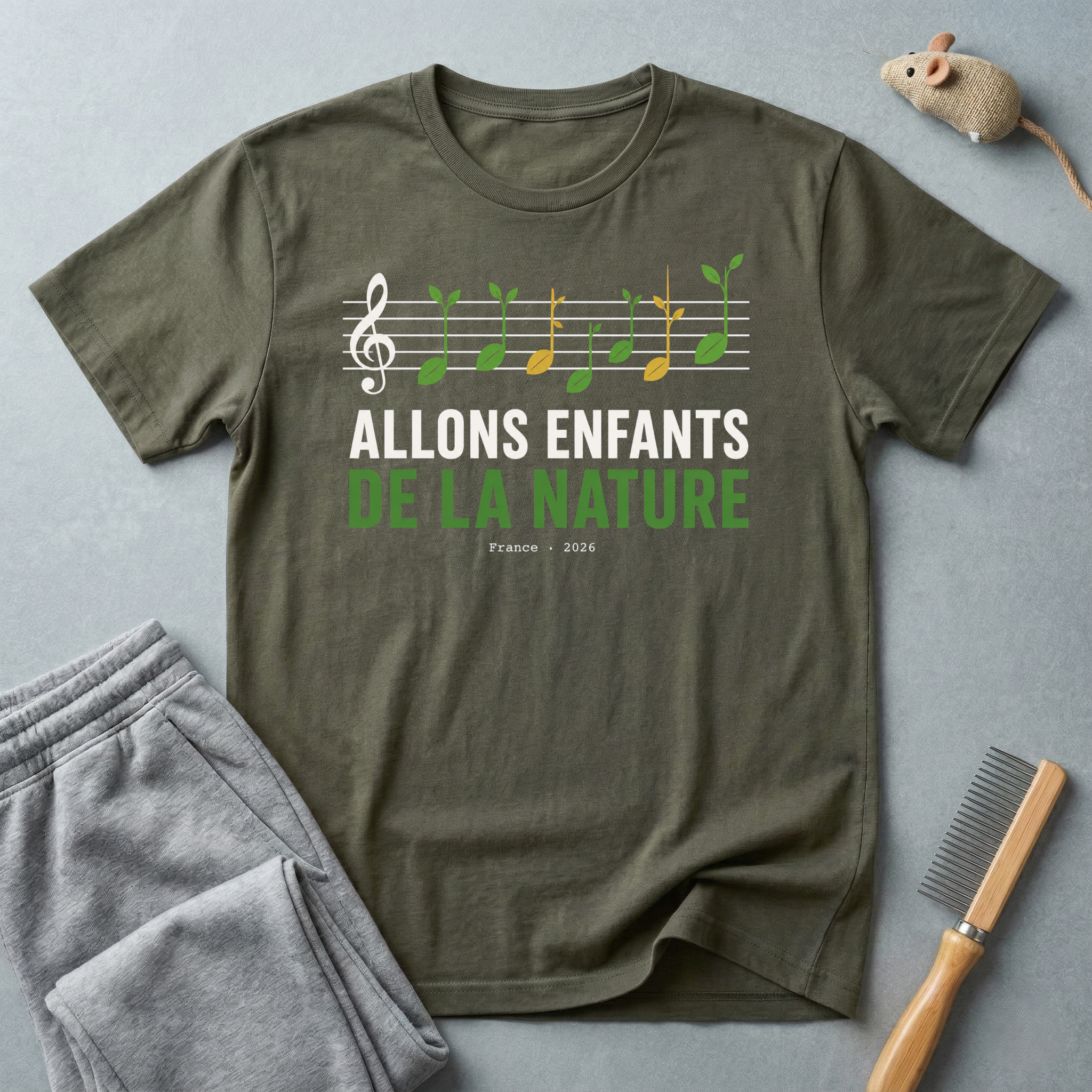 T-shirt «Allons enfants de la nature» — t-shirt éco musical