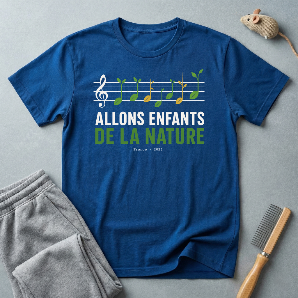 T-shirt «Allons enfants de la nature» — t-shirt éco musical