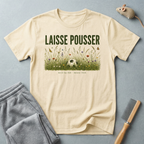 T-shirt de football floral «Laisse pousser»