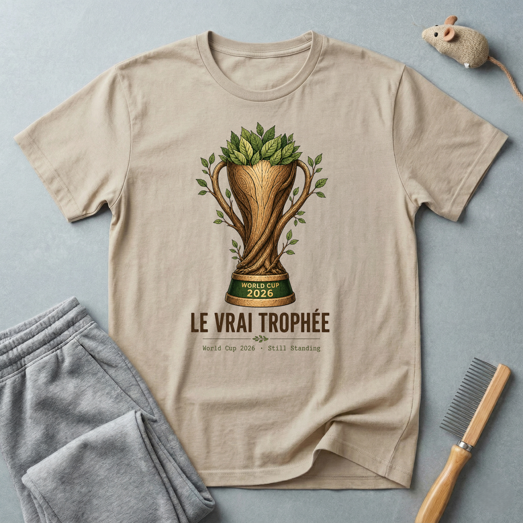 T-shirt éco «Le vrai trophée»