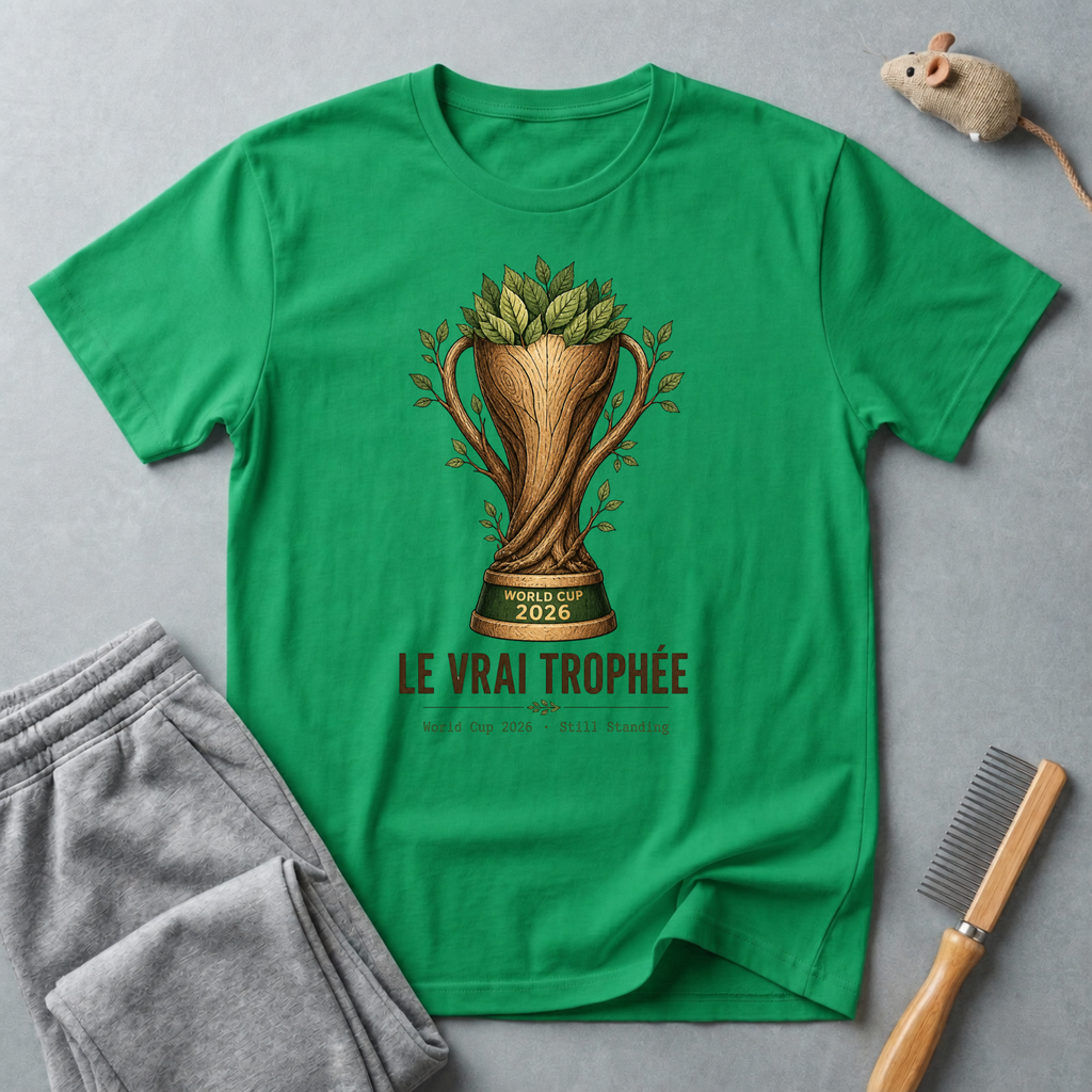 T-shirt éco «Le vrai trophée»