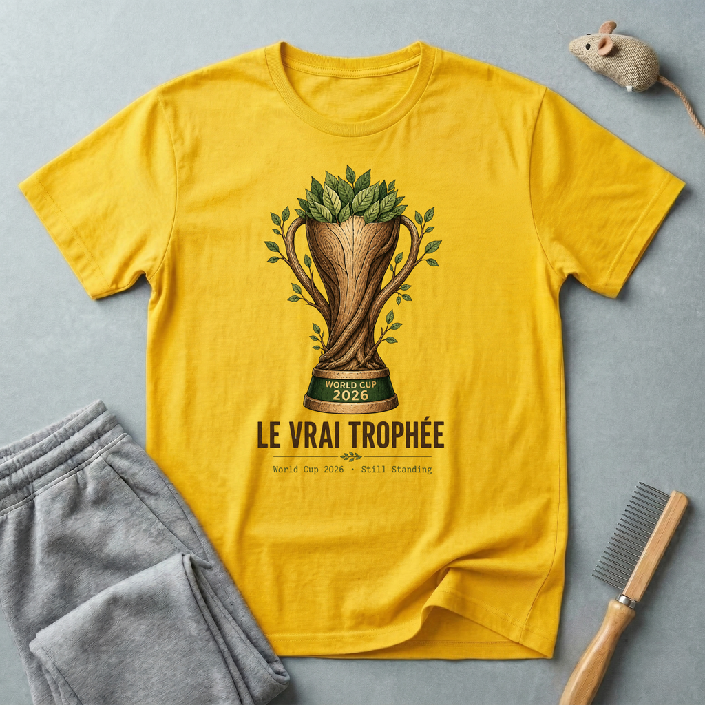 T-shirt éco «Le vrai trophée»
