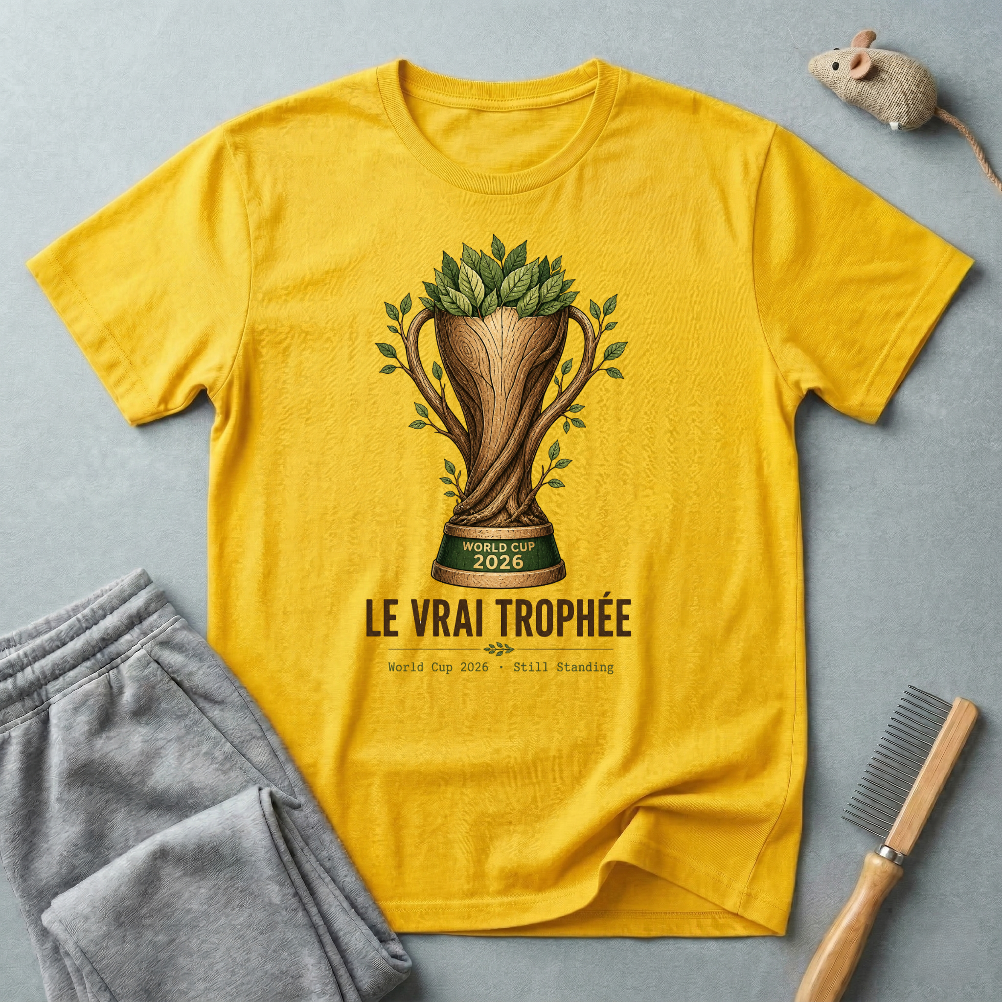 T-shirt éco «Le vrai trophée»