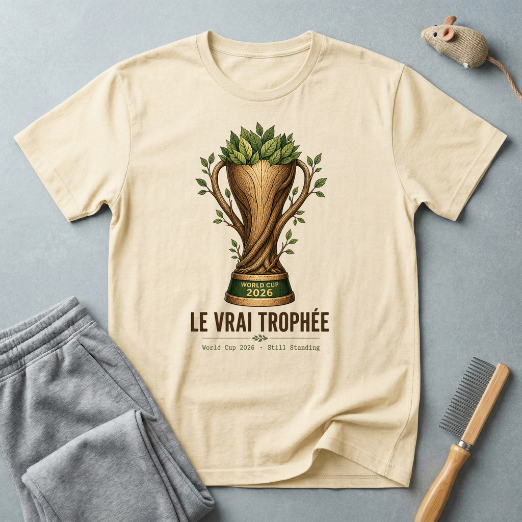 T-shirt éco «Le vrai trophée»