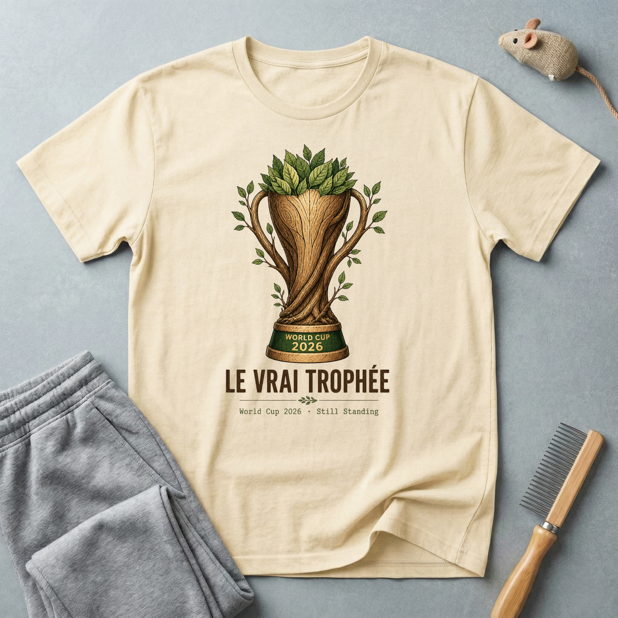 T-shirt éco «Le vrai trophée»