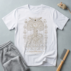 T-shirt Arbre de Vie — design spirituel avec hibou et symboles sacrés