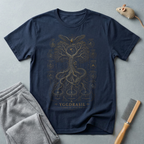 T-shirt Arbre de Vie — design spirituel avec hibou et symboles sacrés