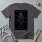 T-shirt schéma d’astronaute “Earth Crew Manual”