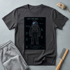 T-shirt schéma d’astronaute “Earth Crew Manual”