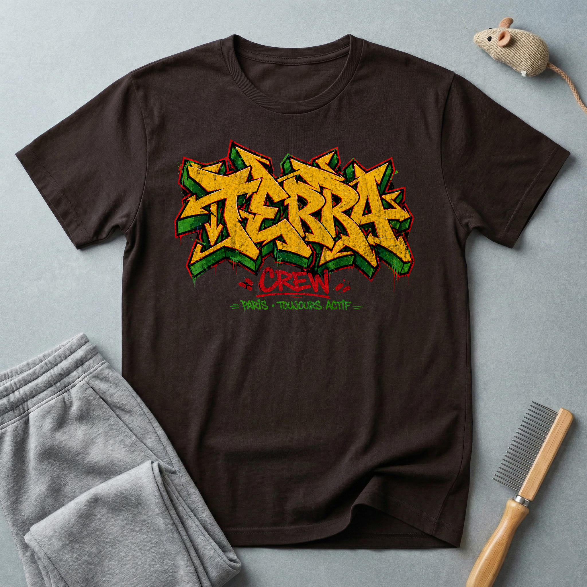 T-shirt graffiti Terra Crew — tee streetwear urbain