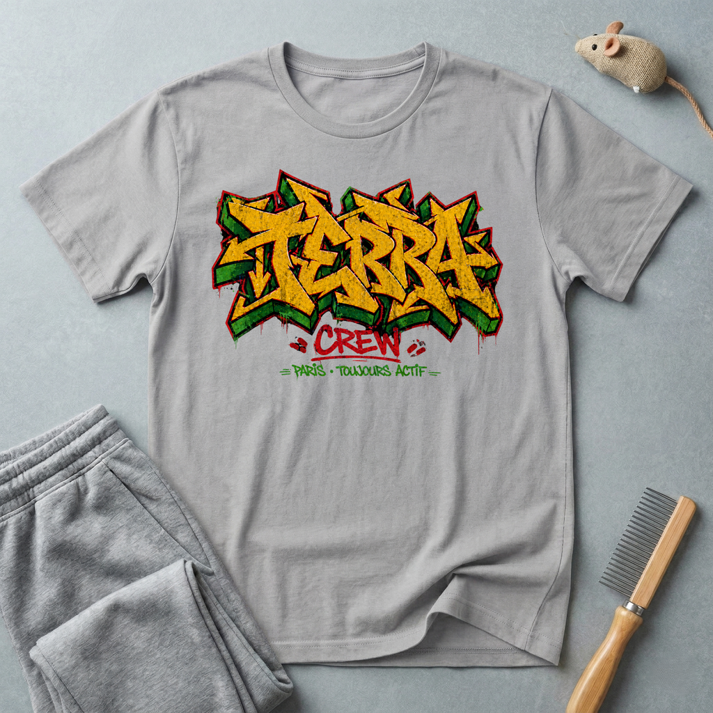 T-shirt graffiti Terra Crew — tee streetwear urbain
