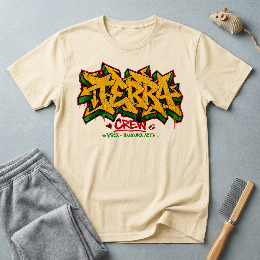 T-shirt graffiti Terra Crew — tee streetwear urbain