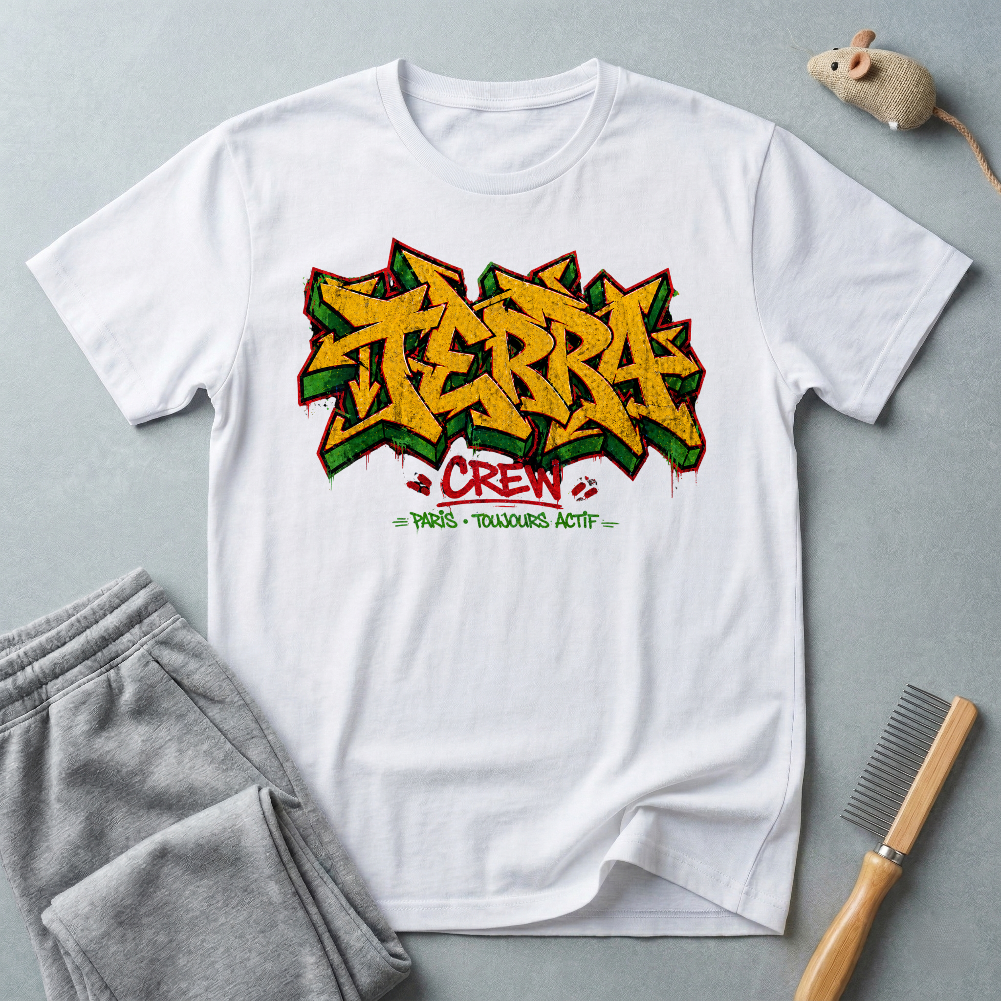 T-shirt graffiti Terra Crew — tee streetwear urbain