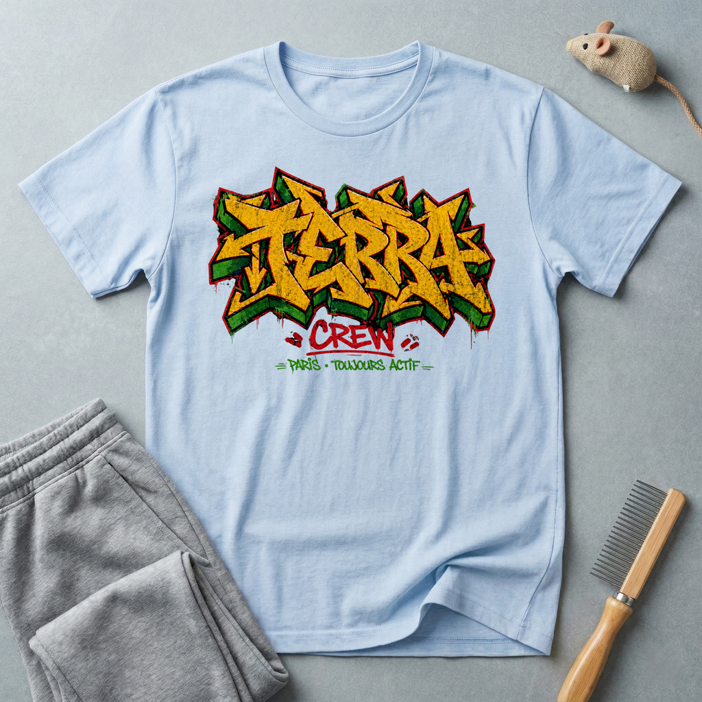 T-shirt graffiti Terra Crew — tee streetwear urbain